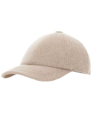 Max Mara Logo Baseball Cap - Natural