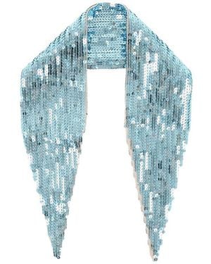 DSquared² Sky Sequin Embellished Scarf - Blue