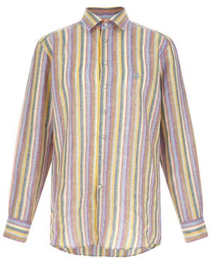 Etro Striped Linen Shirt - White