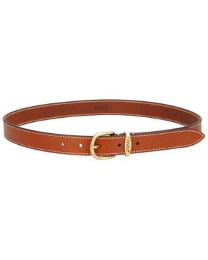 Isabel Marant Solid Buckle Belt - Brown