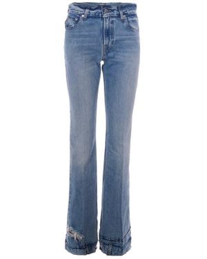 Haikure Bootcut High Rise Jeans - Blue