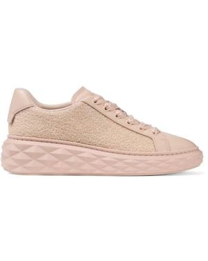 Jimmy Choo Lace Up Sneakers - Pink