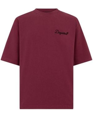 DSquared² Crew Neck T-Shirt - Red