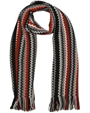 Missoni Signature Chevron Scarf - Black