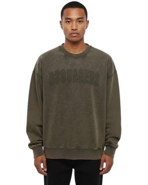 DSquared² Crew Neck Sweatshirt - Green