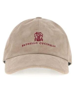 Brunello Cucinelli Logo Baseball Cap - Natural
