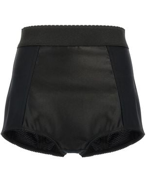 Dolce & Gabbana Satin Culottes - Black