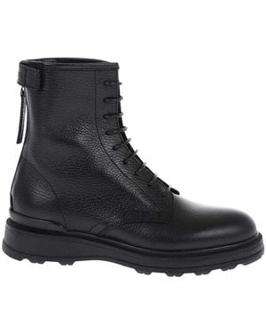 Woolrich Textured Boots - Black