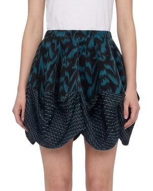 Kiko Kostadinov Abstract Mini Skirt - Blue
