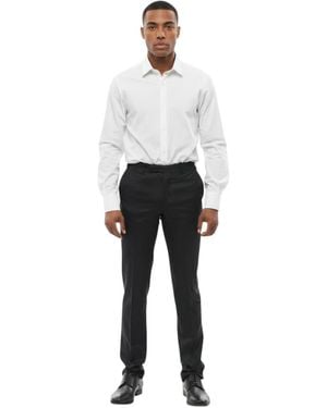 Corneliani Flat Front Pants - Gray