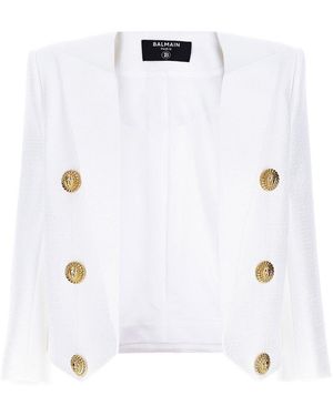 Balmain Blazer Spencer - White