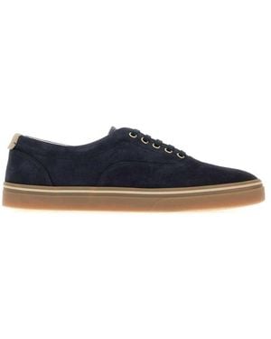 Brunello Cucinelli Lace Up Sneakers - Blue
