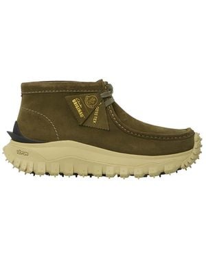 Moncler Trailgrip Wallabee Boots - Green