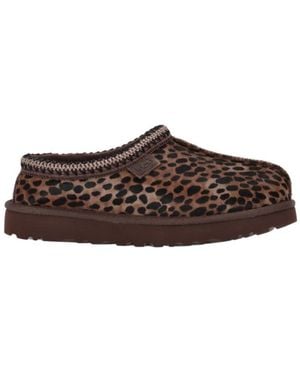 UGG Animal Print Slippers - Brown