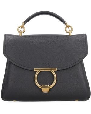Ferragamo Gancini Small Satchel - Blue