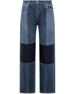 Jil Sander Straight Mid Rise Jeans - Blue