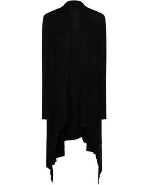 Rick Owens Knitted Long Cardigan - Black