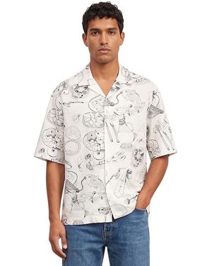 Jacquemus Relaxed Printed Shirt - White