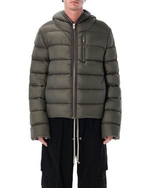 Rick Owens Hooded Puffer Jacket - Gray