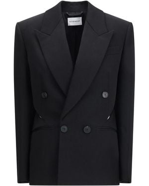 Givenchy Peaked Lapel Blazer - Black