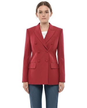 Givenchy Notched Lapel Blazer - Red