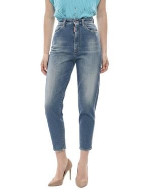 DSquared² Slim High Rise Jeans - Blue