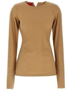 THE LATEST Terry T-Shirt - Brown