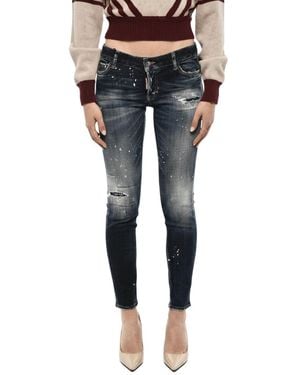 DSquared² Skinny Low Rise Jeans - Blue