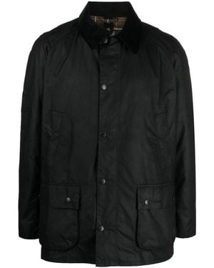 Barbour Waxed Cotton Classic Jacket - Black