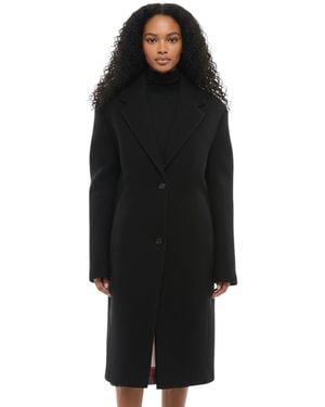 Off-White c/o Virgil Abloh Notched Lapel Trench Coat - Black
