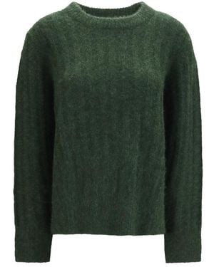 Allude Crew Neck Jumper - Green