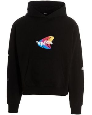 Msftsrep Cotton Logo-Print Hoodie - Black