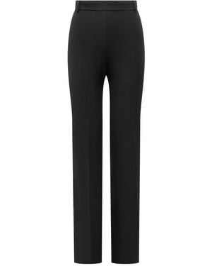 Pinko Straight Flat Front Pants - Black