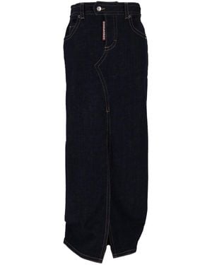 DSquared² Denim Long Skirt - Blue