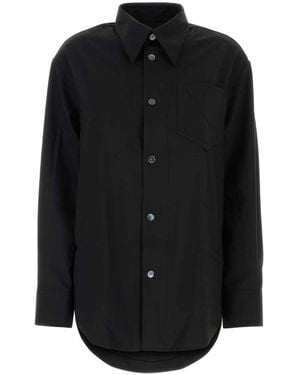 Ami Paris Oversized Solid Shirt - Black