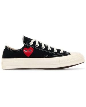COMME DES GARÇONS PLAY Chuck 70 Low-Top Canvas Trainers With Logo Print - White