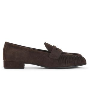 Prada Suede Loafers - Brown