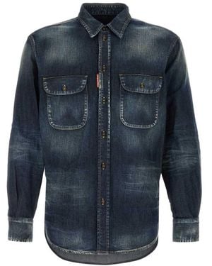 DSquared² Regular Shirt - Blue