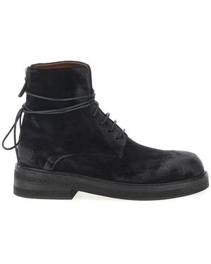 Marsèll Suede Boots - Black