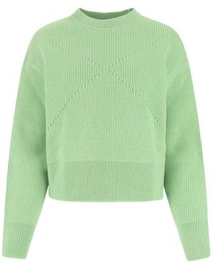 Bottega Veneta Crewneck Cashmere Pullover Sweater - Green