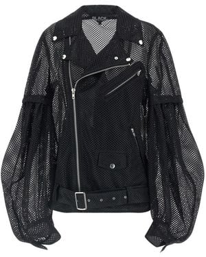 Comme des Garçons Balloon Sleeve Mesh Jacket - Black
