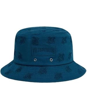 Vilebrequin Embroidered Bucket Hat - Blue