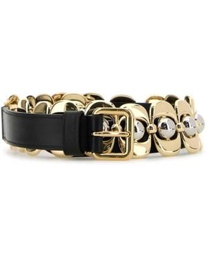 Miu Miu Leather And Metal Belt - Multicolor