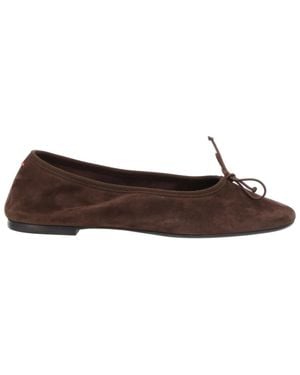Aeyde Slip On Ballet Flats - Brown