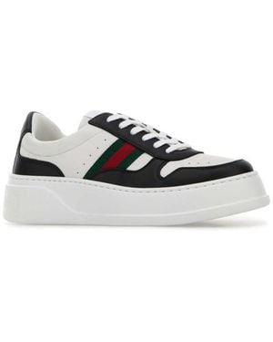 Gucci Color Block Collection Sneakers - White
