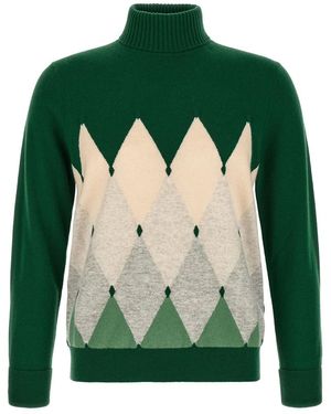 Ballantyne Turtle Neck Sweater - Green