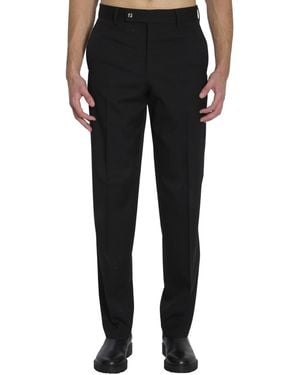 Fendi Flat Front Pants - Black