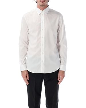 Emporio Armani Regular Solid Shirt - White