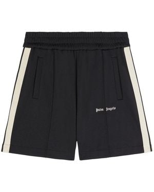 Palm Angels Blackwhite Logo Track Shorts