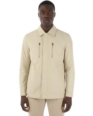 Corneliani Shirt Collar Jacket - Natural
